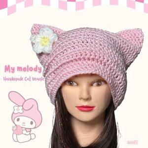 My Melody Pink Cat Ear Beanie